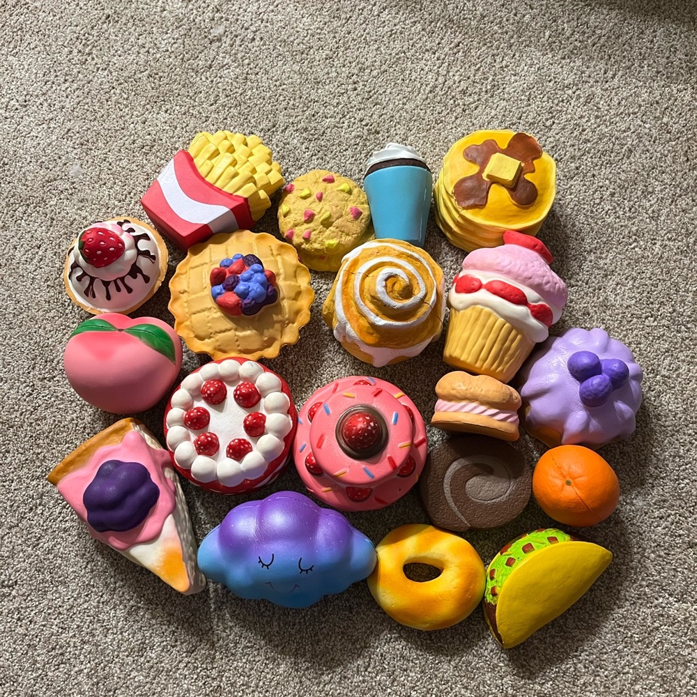 Squishies Toys Bundle Of 19